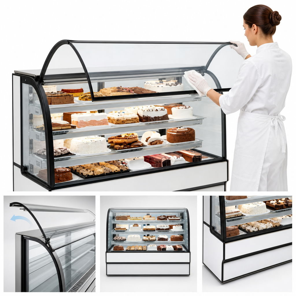 Curved Thermopane Tilt-Out Front Glass