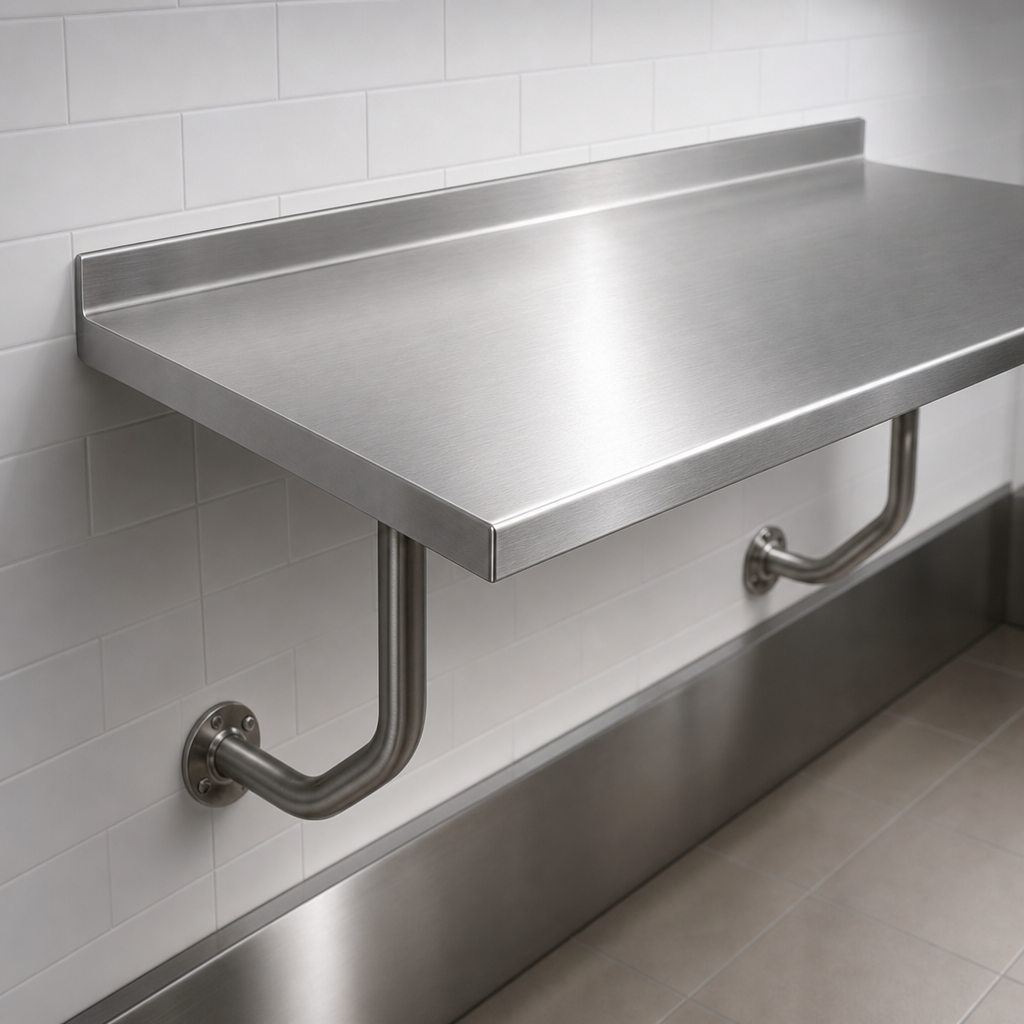 14 Gauge 304 Stainless Steel Top