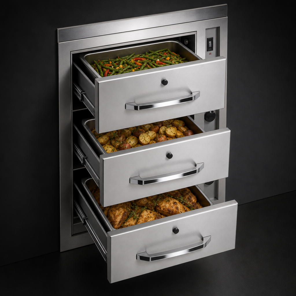 Triple Drawer Capacity