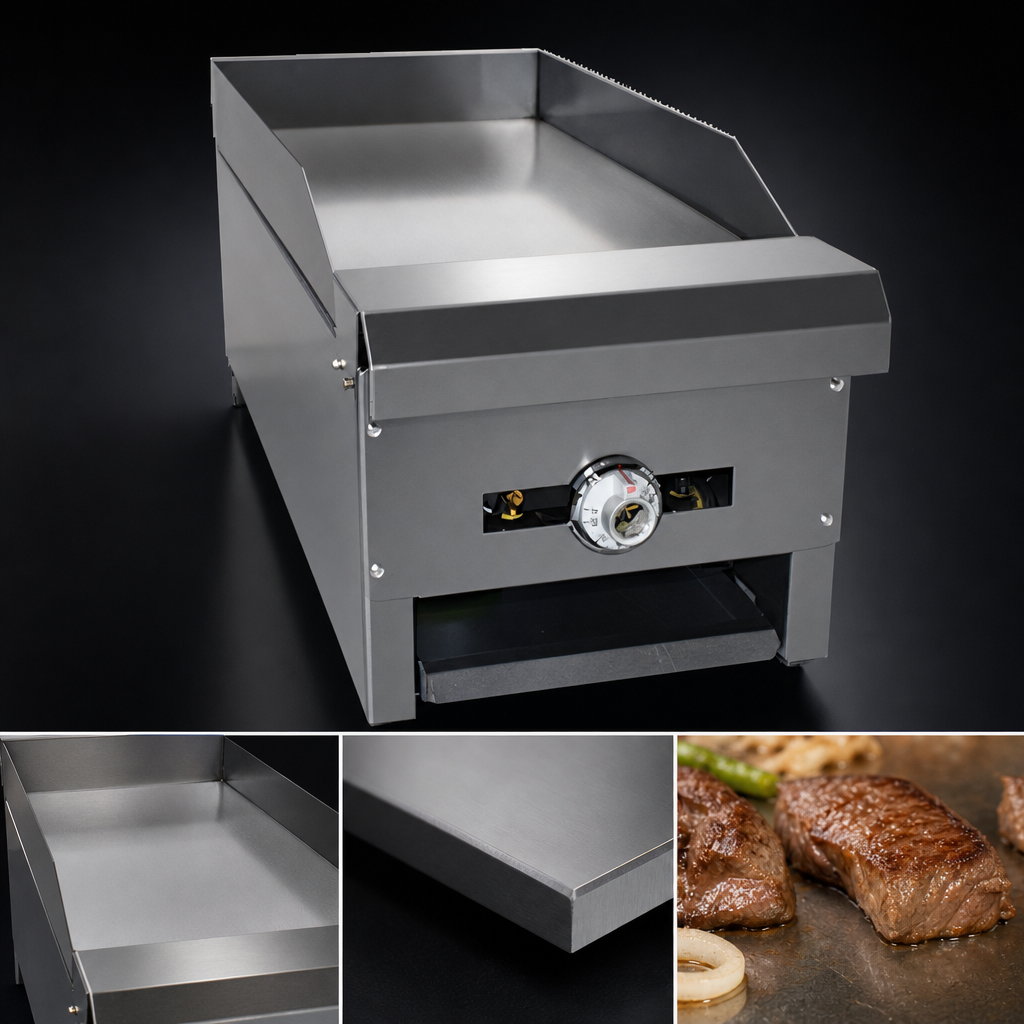 Polished Steel Griddle Plate