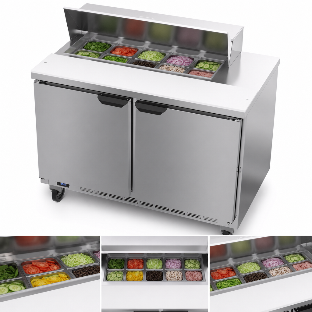 10-Pan Ingredient Rail