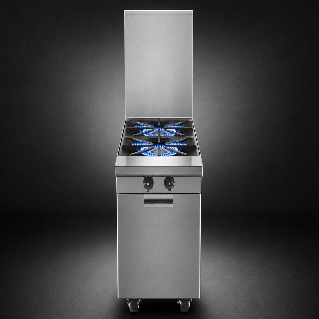 Two Open Burners