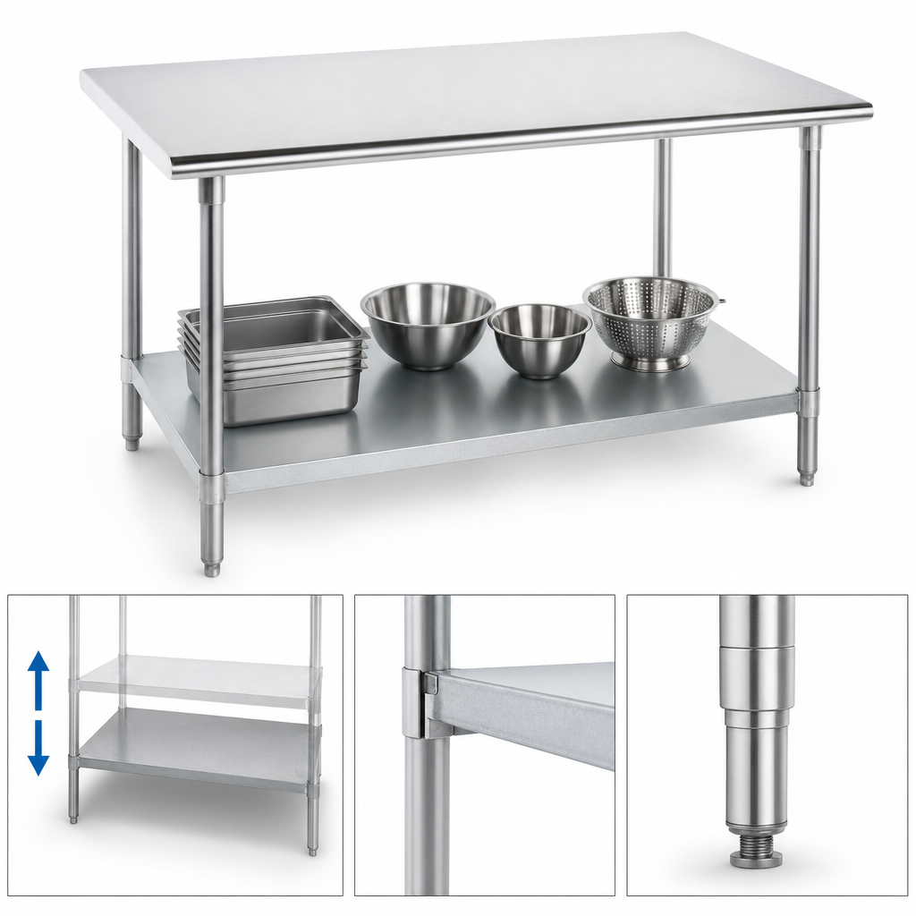 Adjustable Galvanized Undershelf