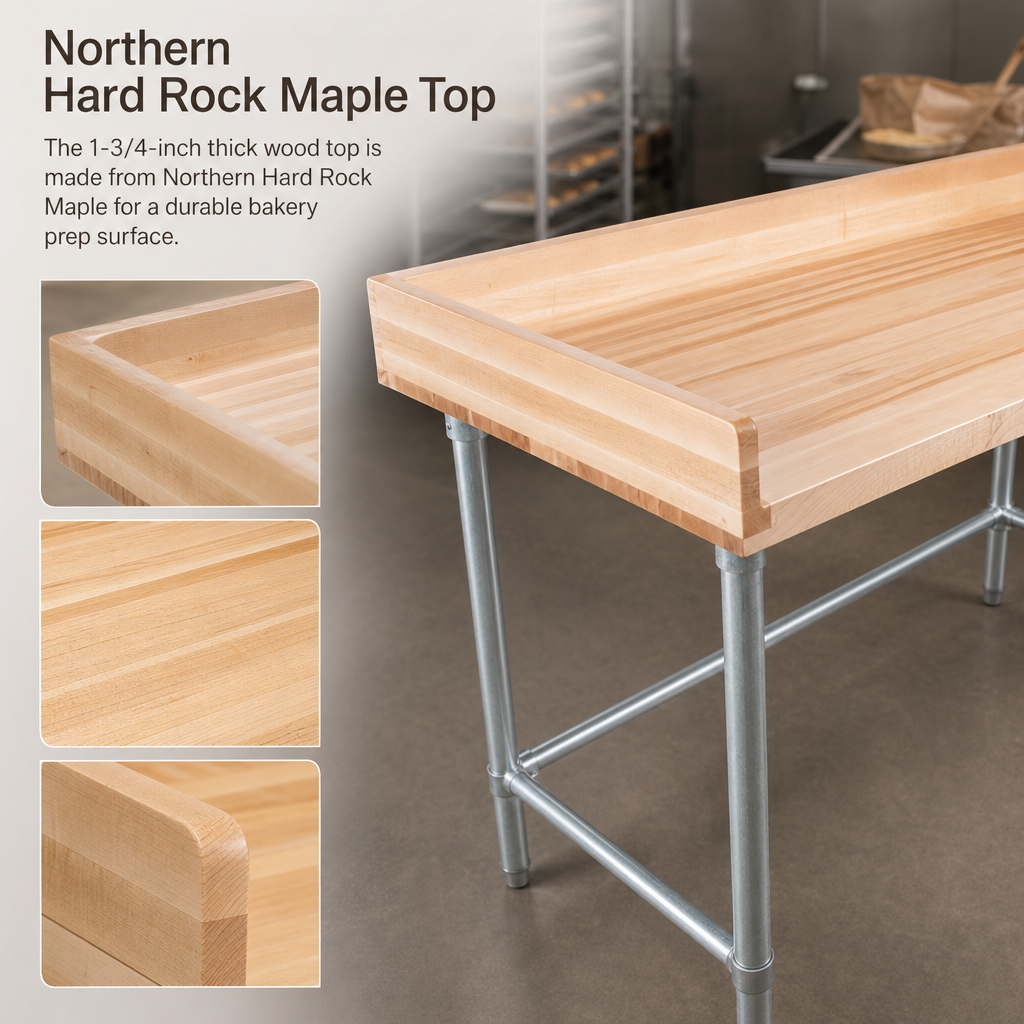 Northern Hard Rock Maple Top