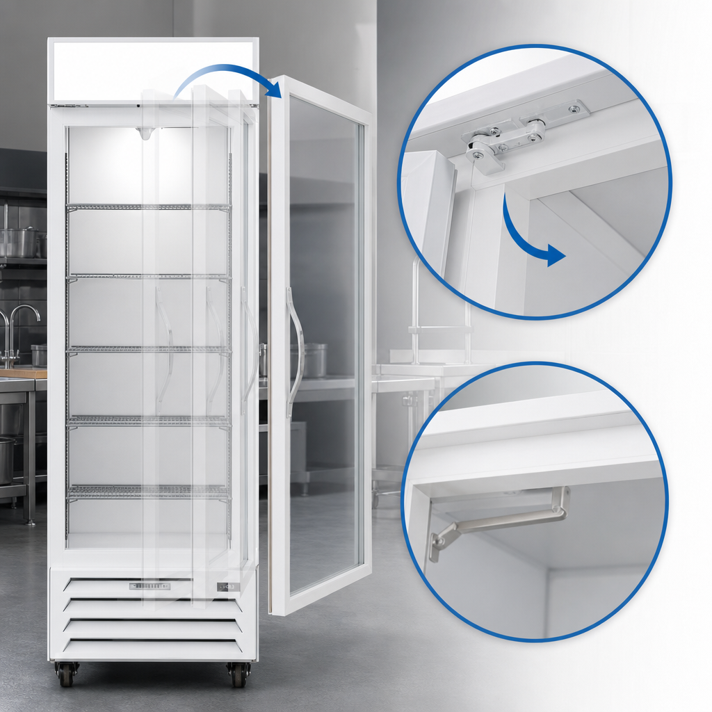 Self-Closing Door with Automatic Hold-Open Feature
