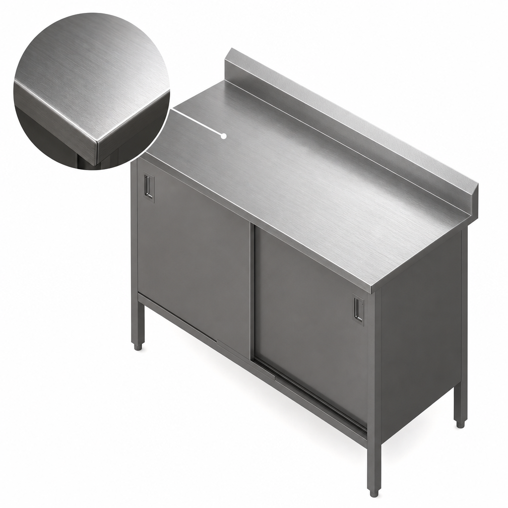 14-Gauge 300-Series Stainless Steel Top