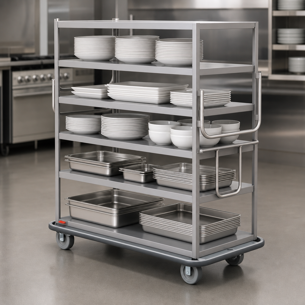 Six Flat Shelves