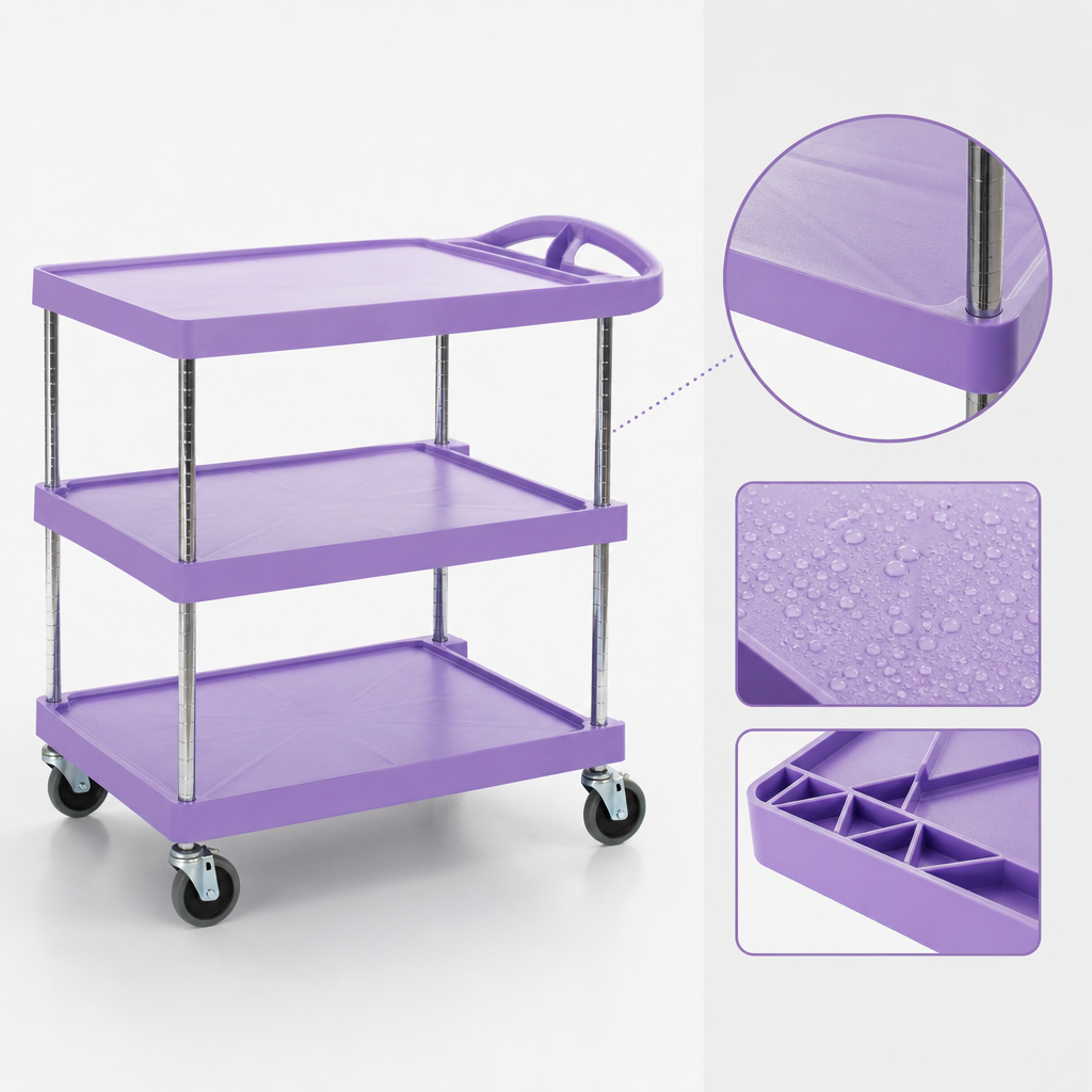 All-Polymer Shelf Construction