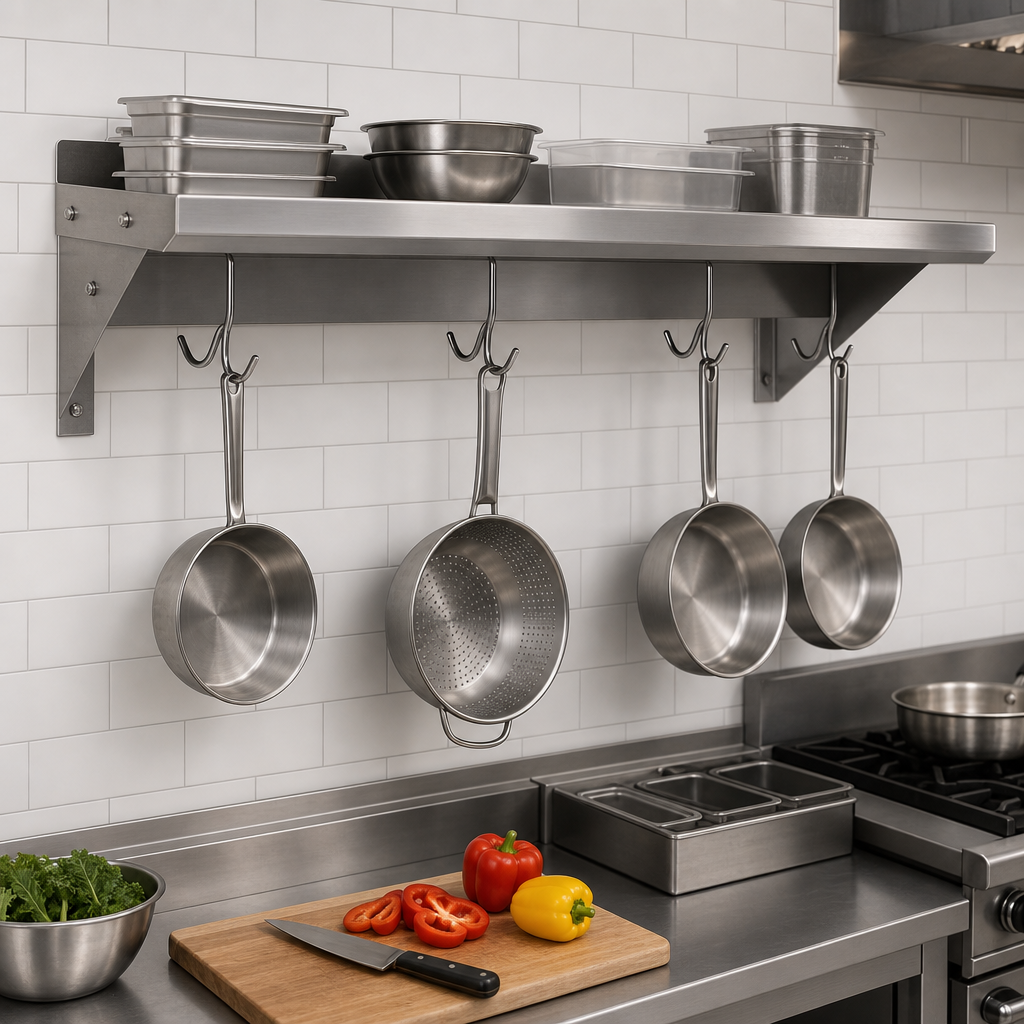 Integrated Pot Rack