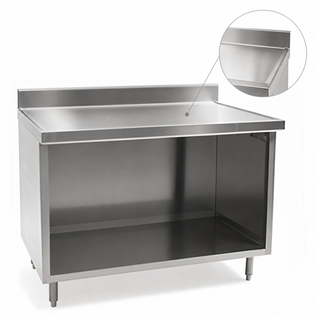 14-Gauge 304 Stainless Steel Top