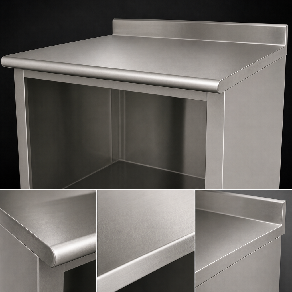 14 Gauge 304 Stainless Steel Top