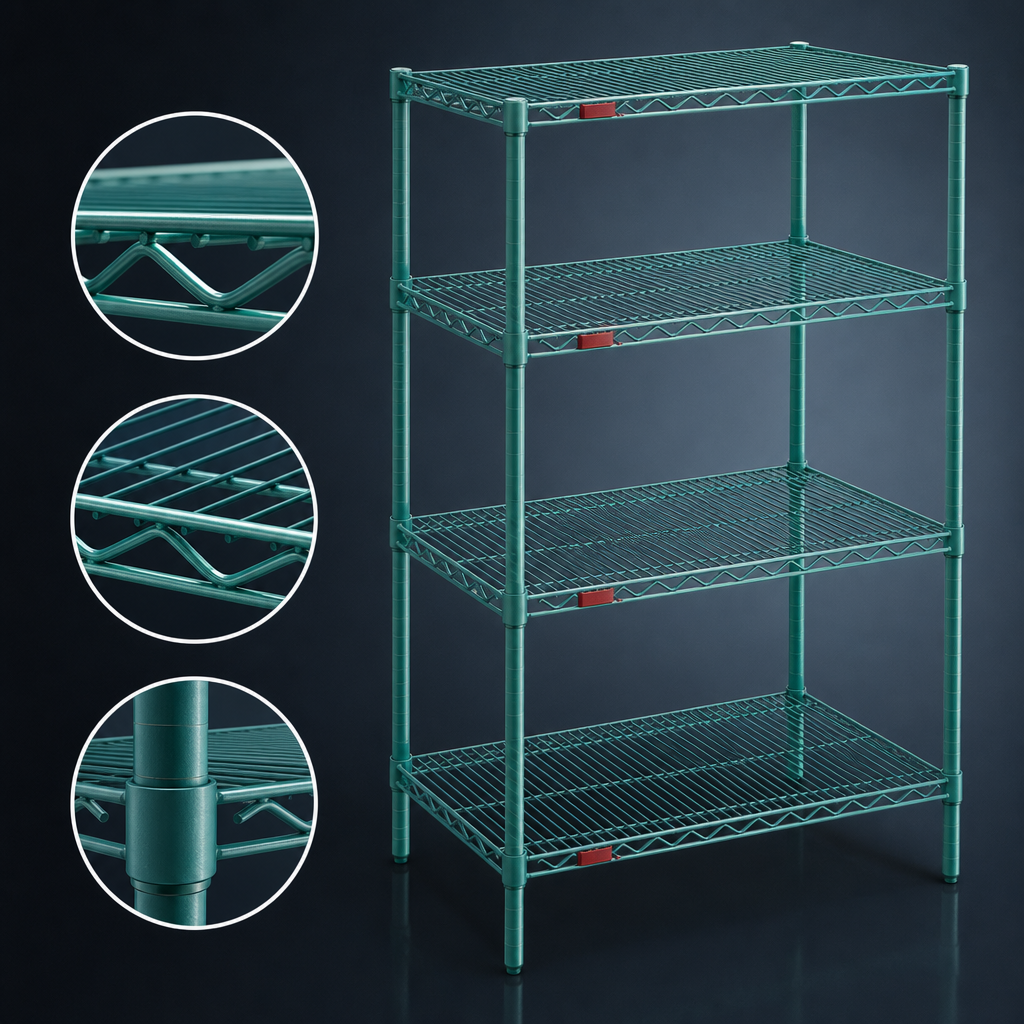 Patented QuadTruss Shelves