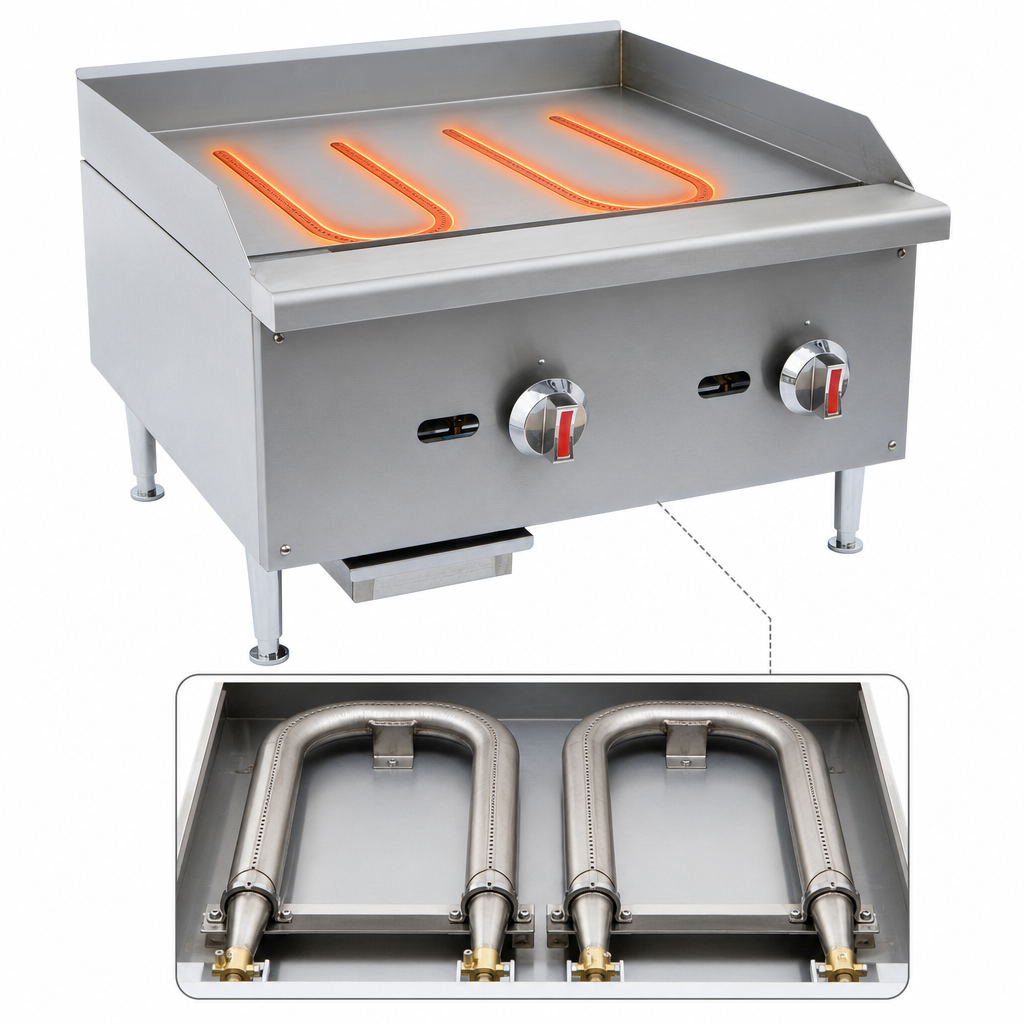 Two U-Shaped Burners