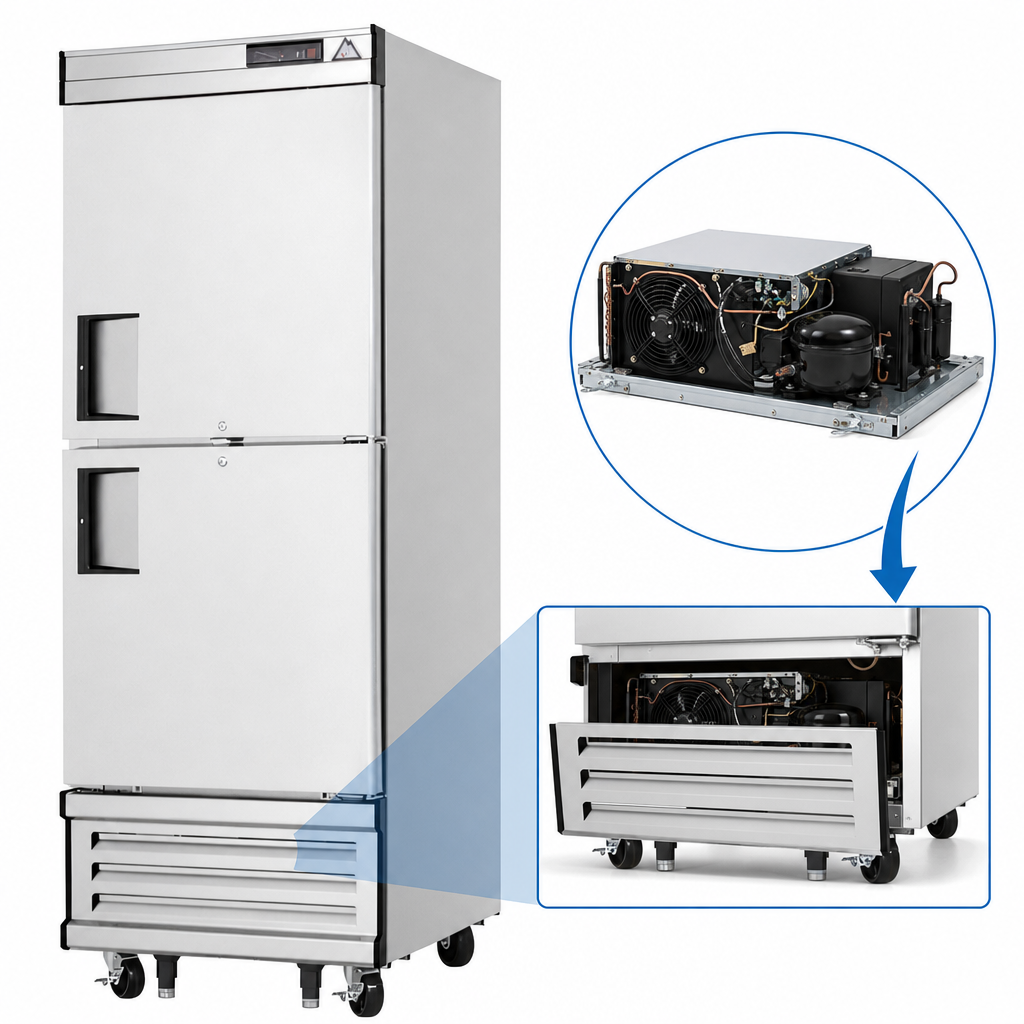 Bottom-Mounted Self-Contained Refrigeration