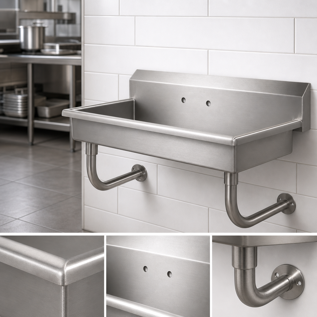 16-Gauge 304 Stainless Steel Construction