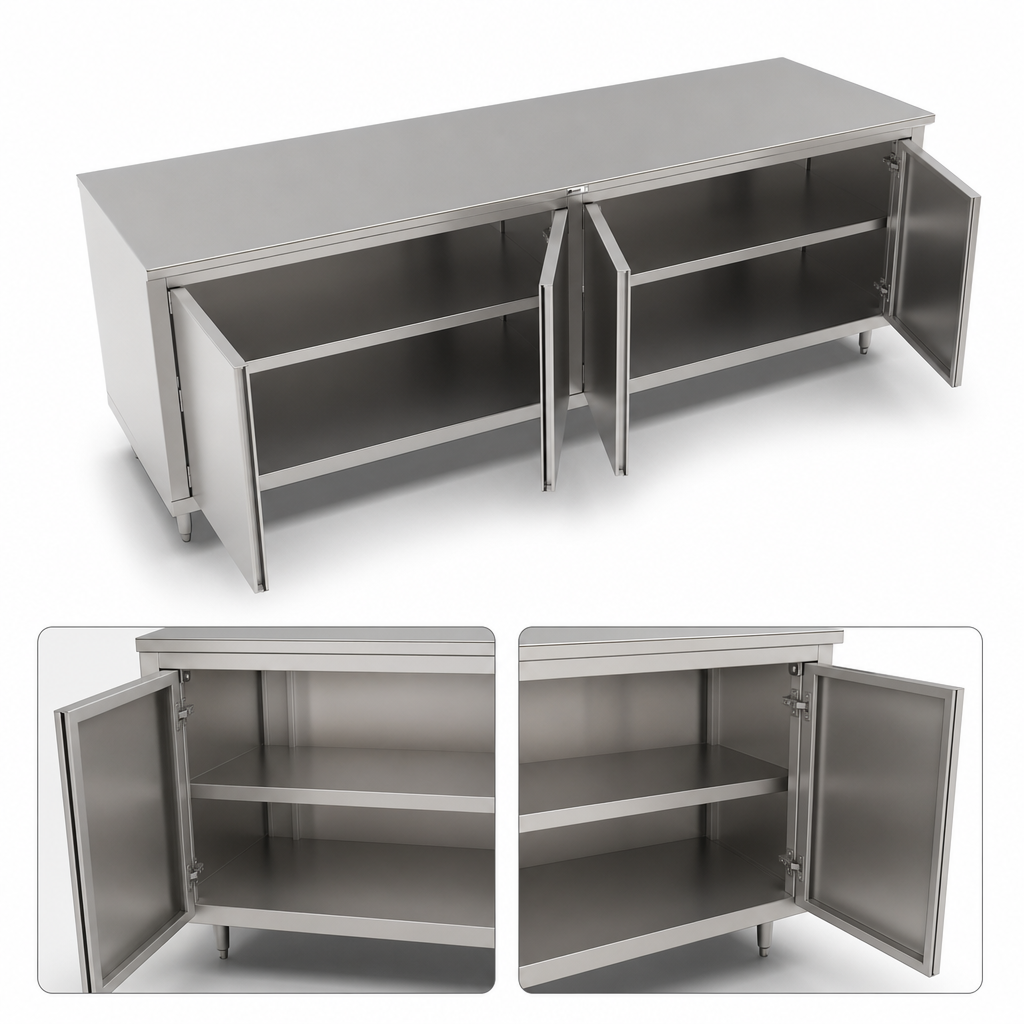 Cabinet Base With Hinged Doors
