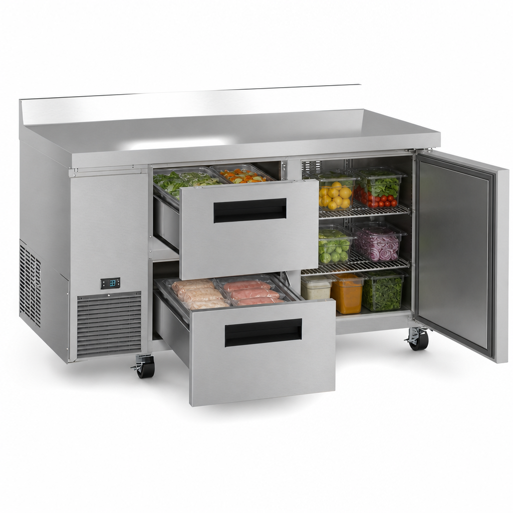 Flexible Door-and-Drawer Storage