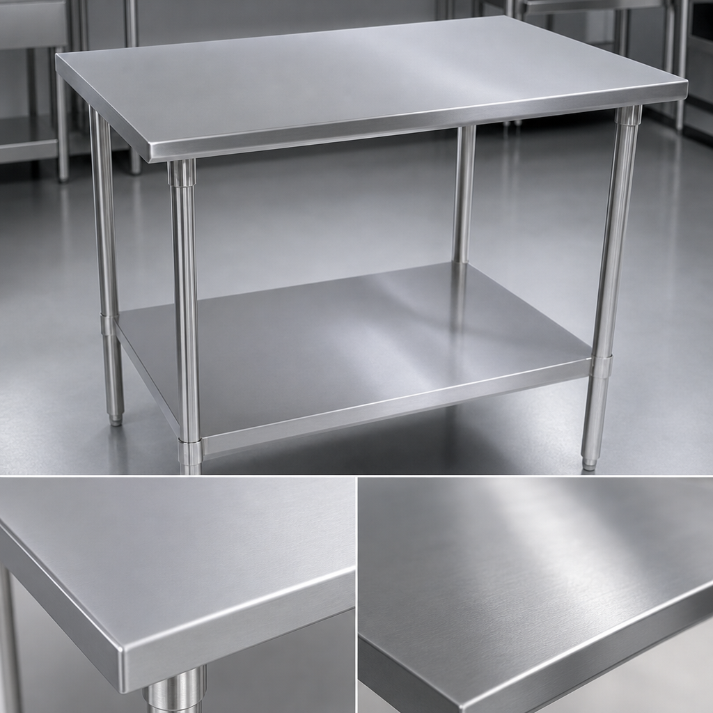 16-Gauge Stainless Steel Top