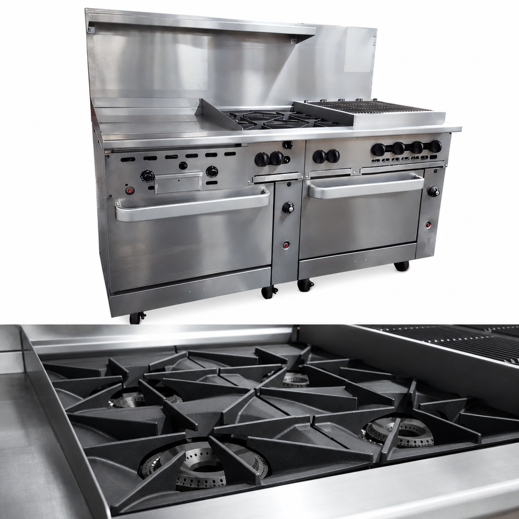 Four Open Top Burners
