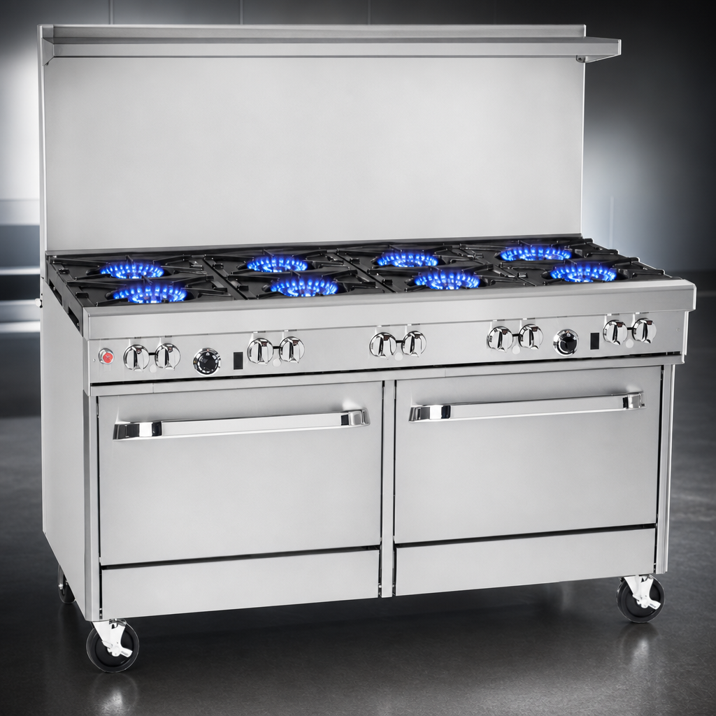 Eight Open Burners