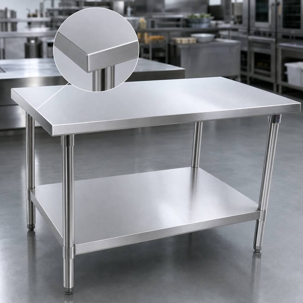 16-Gauge Stainless Steel Top