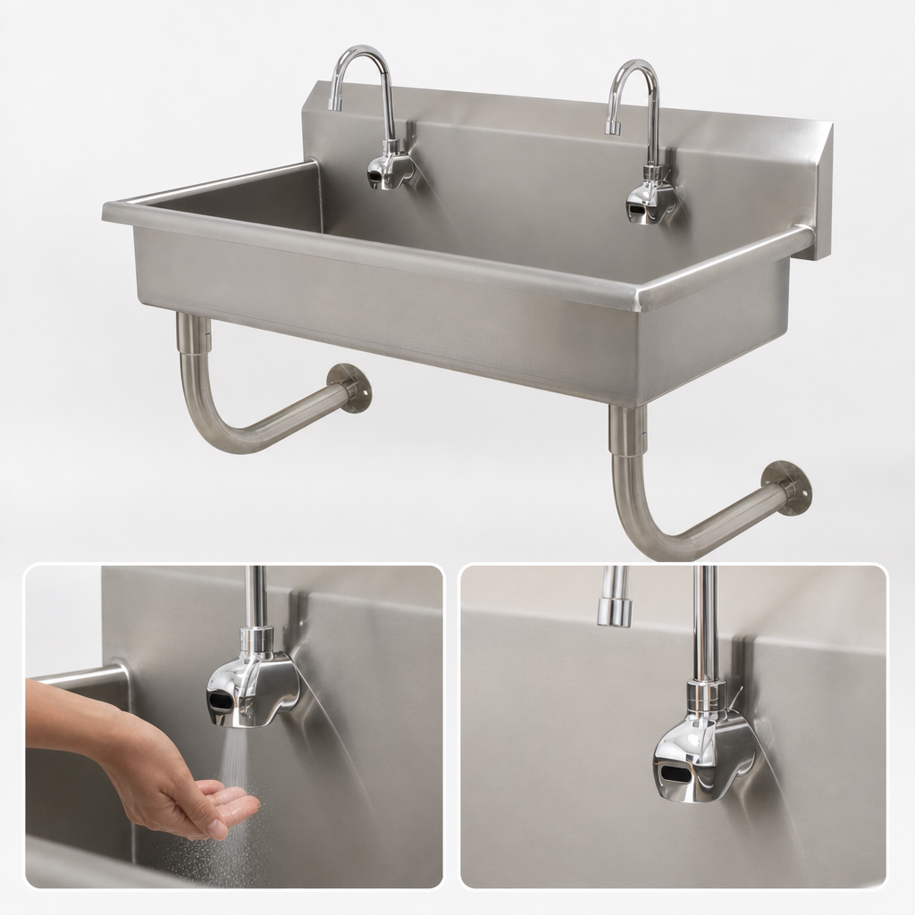 Dual Electronic Faucets