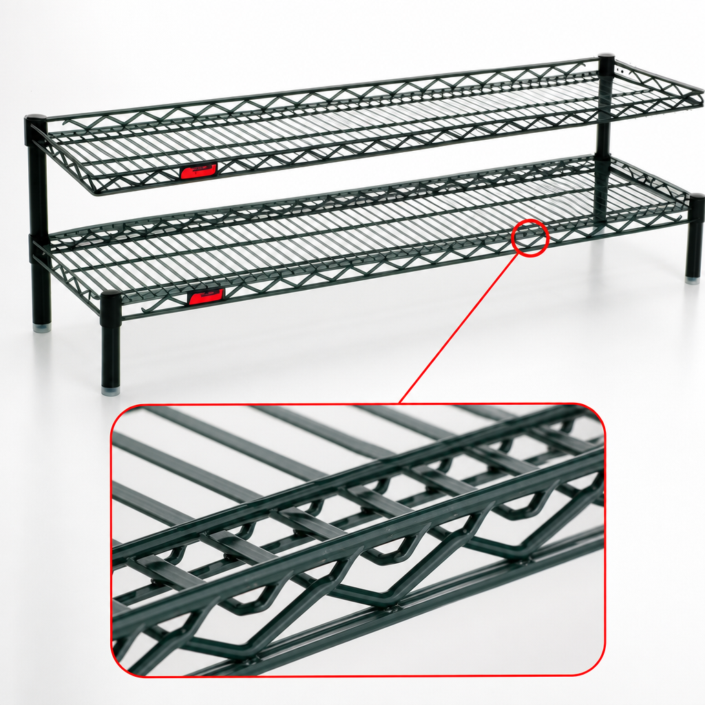 Patented QuadTruss Bottom Shelf
