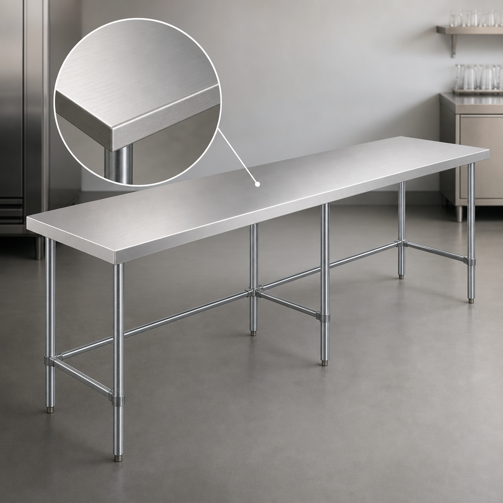 18-Gauge Stainless Steel Top