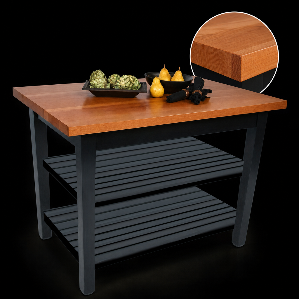 Edge Grain Wood Top