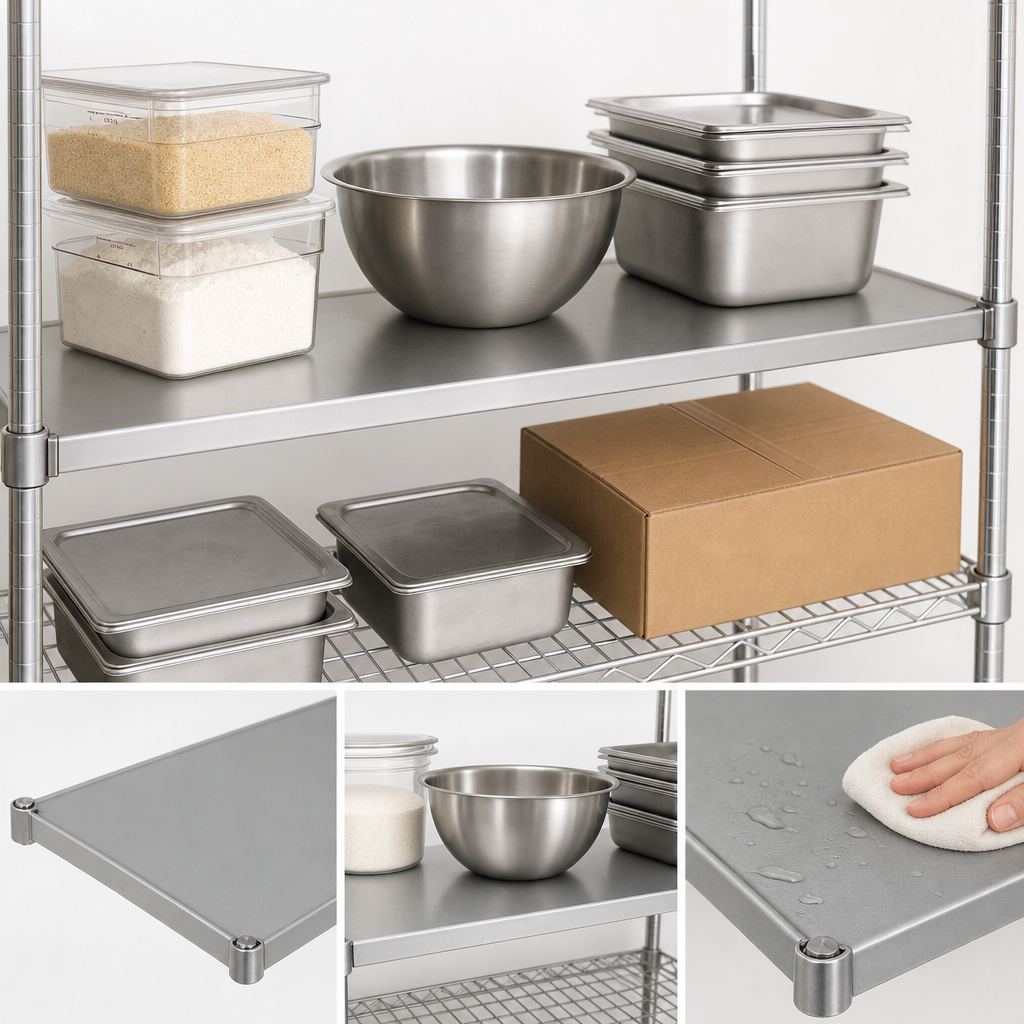 Solid Shelf Surface