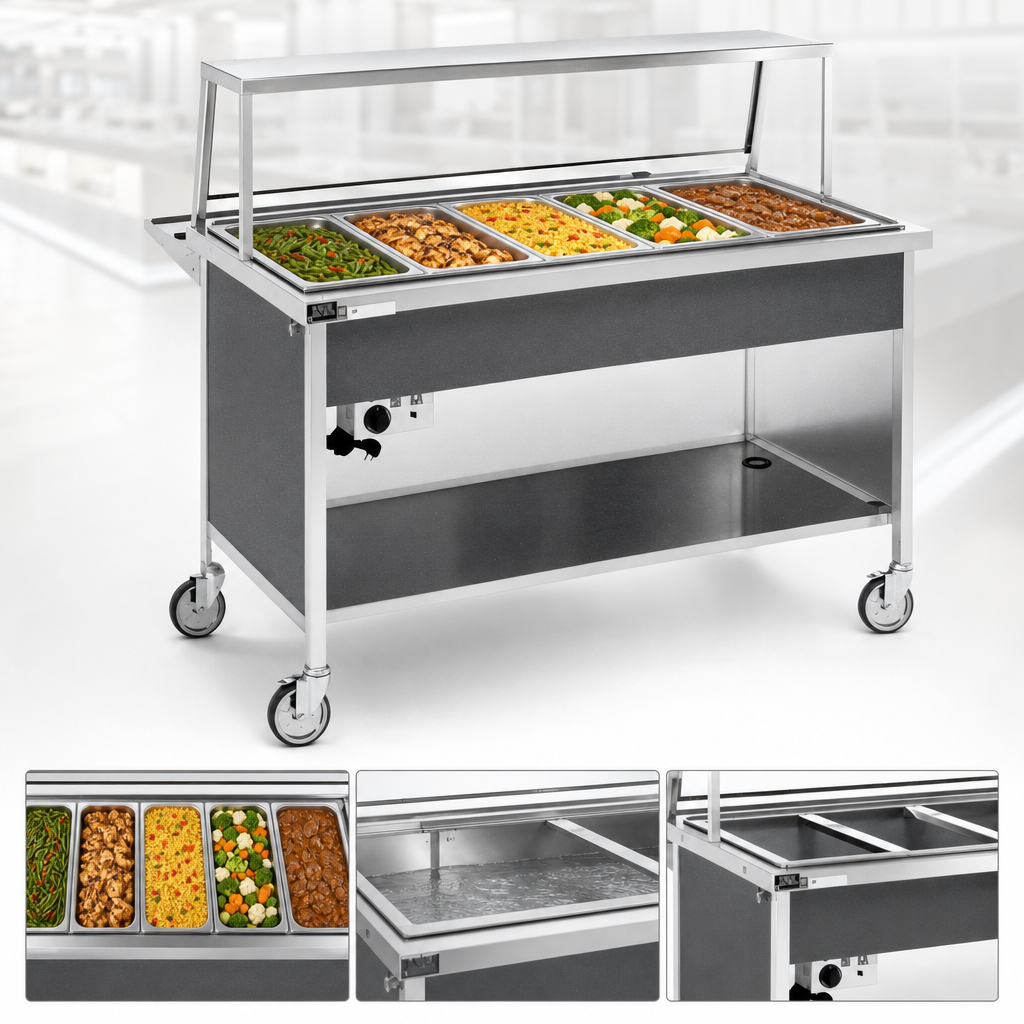 5-Pan Bain-Marie Type