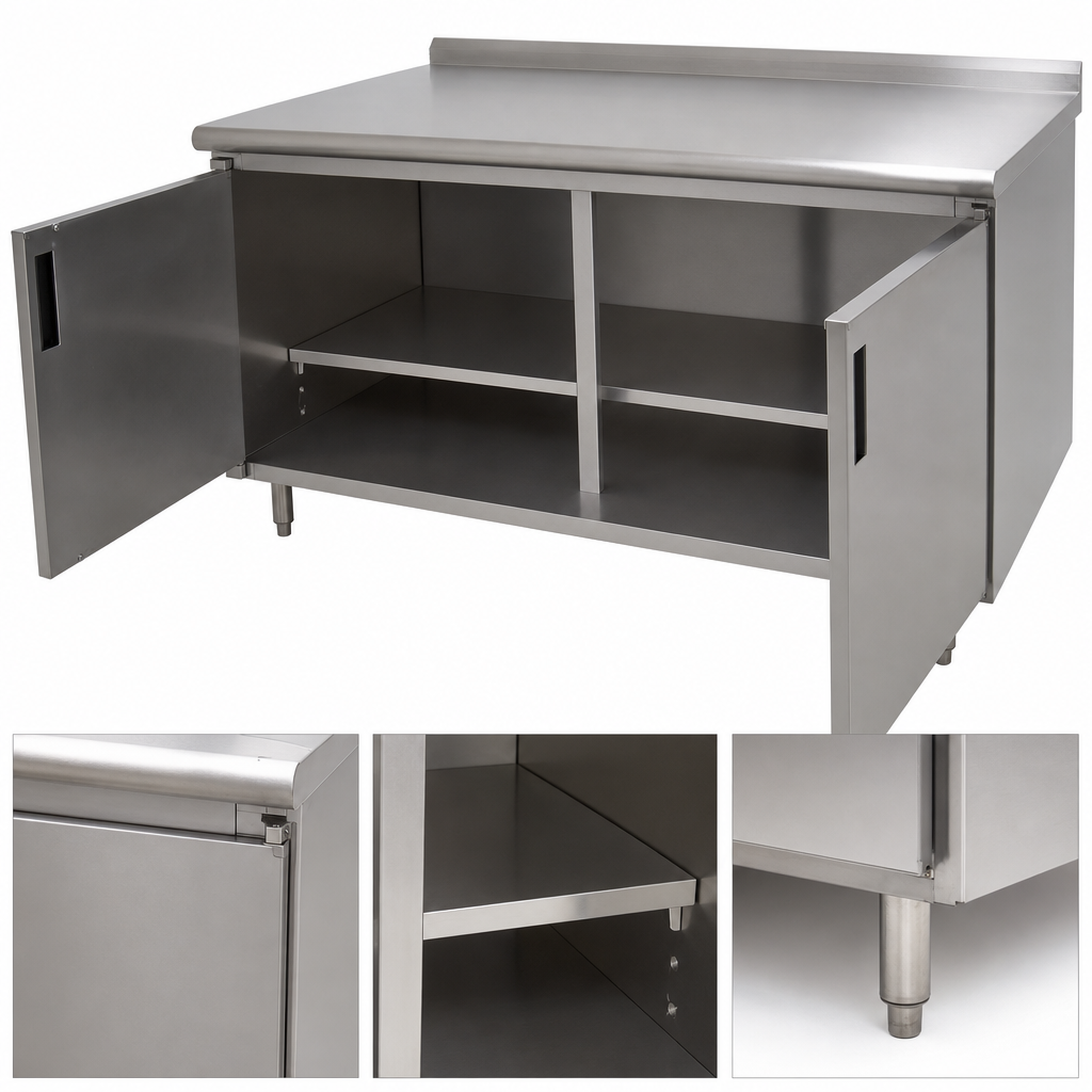 Cabinet Base with Hinged Doors