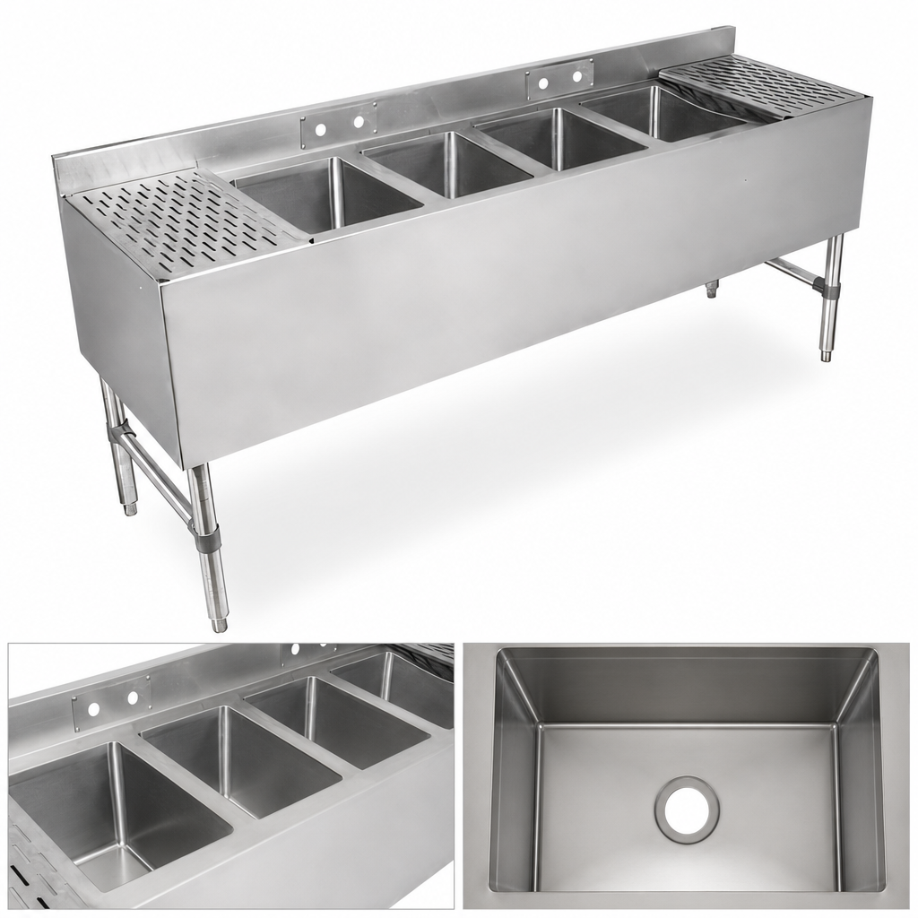 Four-Compartment Sink