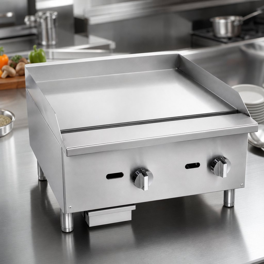 Smooth Polished Steel Griddle Plate
