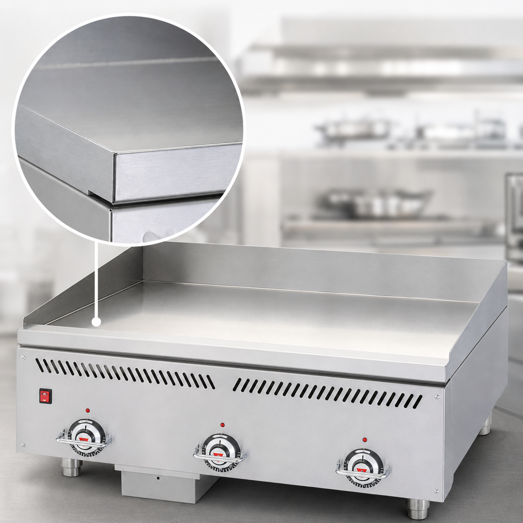 1-Inch Chrome-Plated Griddle Plate