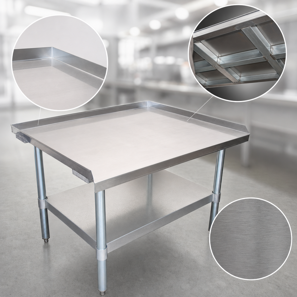 Reinforced Stainless Steel Top