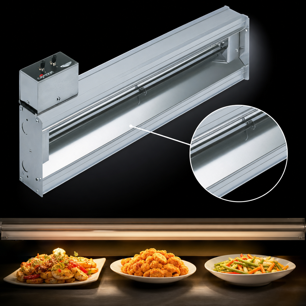 Anodized Bright Aluminum Heat Reflector