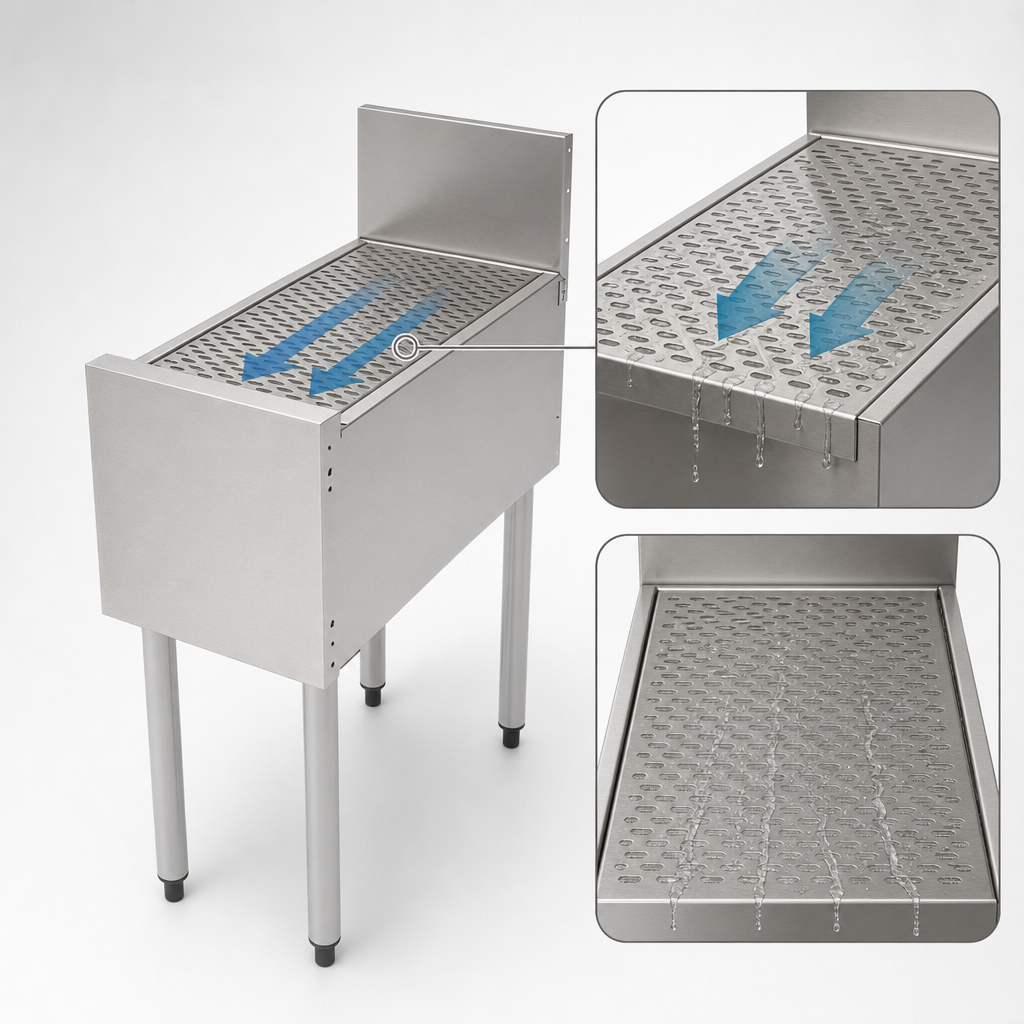 Pitched Drainboard Top