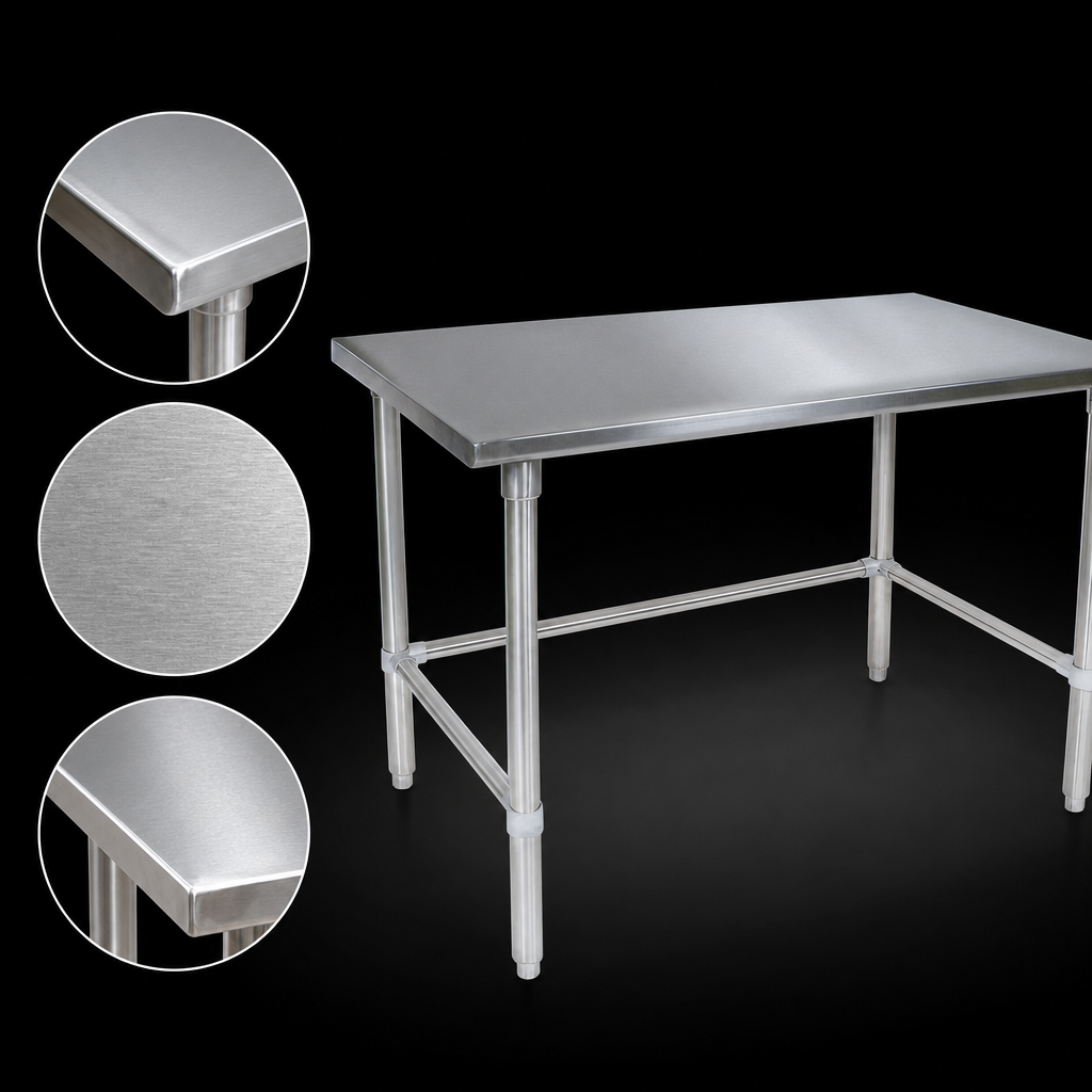 14-Gauge Type 300 Stainless Steel Top