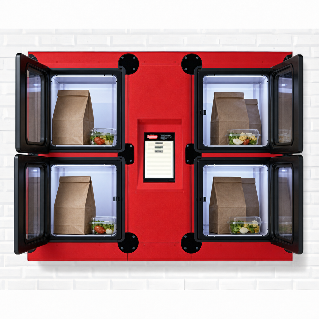 Four Individual Lockers