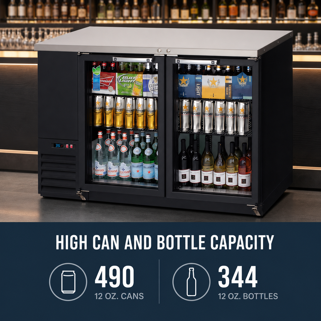 High Can And Bottle Capacity