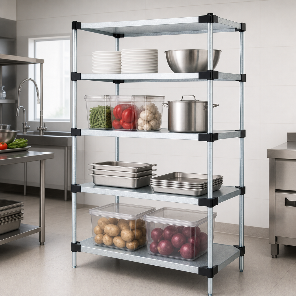Four Solid Shelves