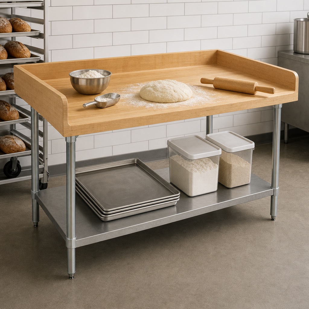 Wood Top Work Surface