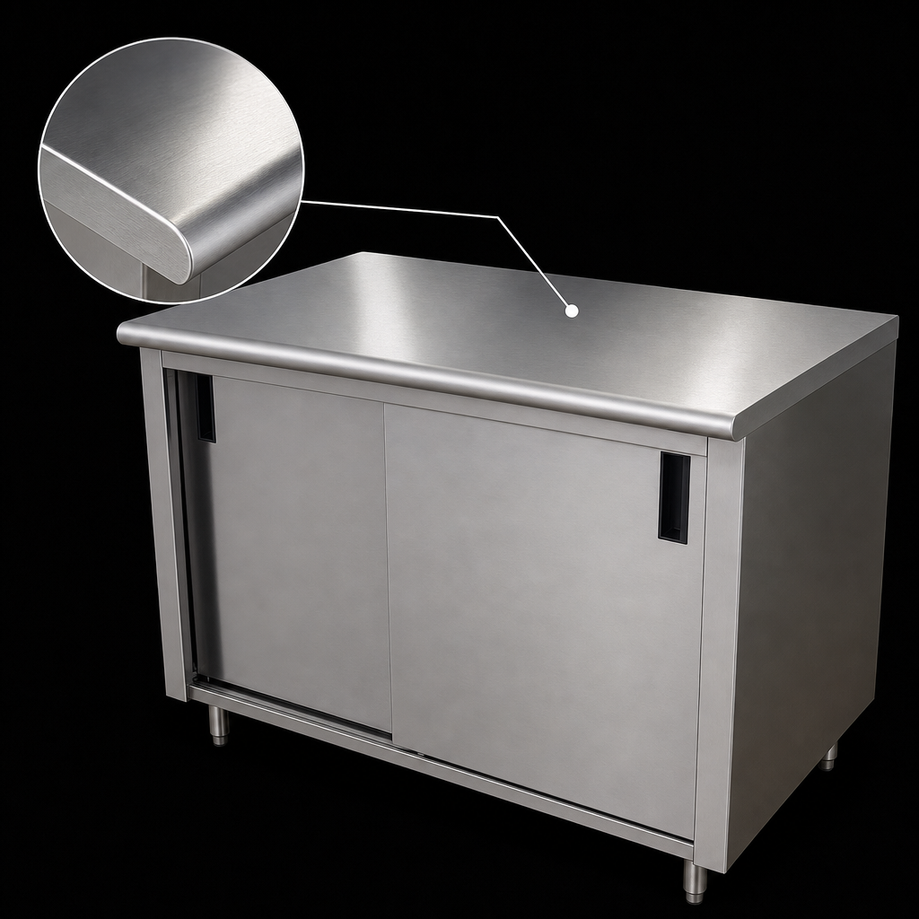 14-Gauge 304 Stainless Steel Top