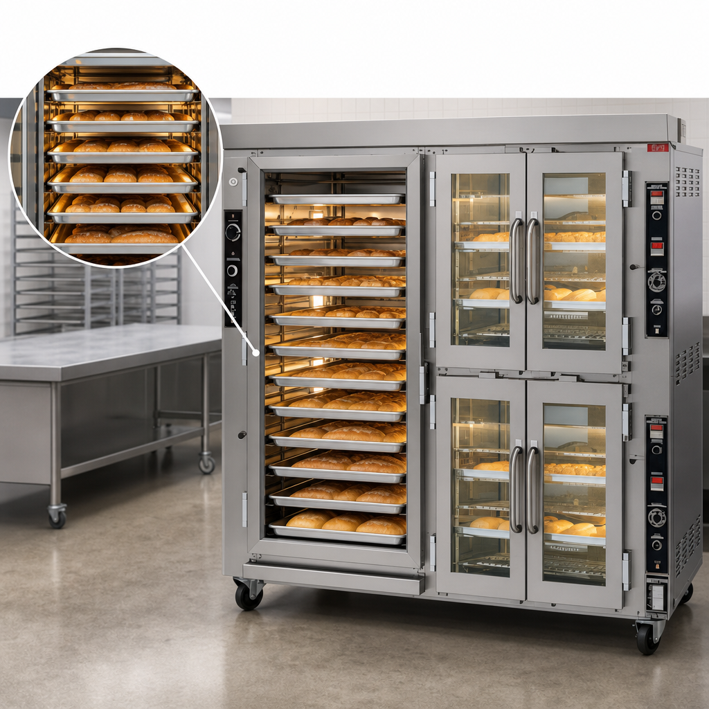 12-Pan Oven Capacity