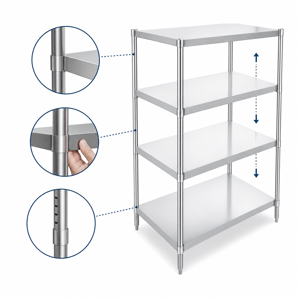 Three Adjustable Shelves