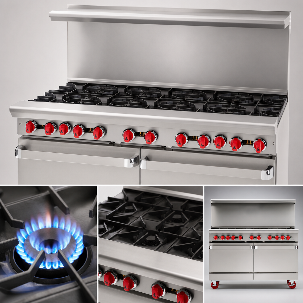 Ten Open Burners