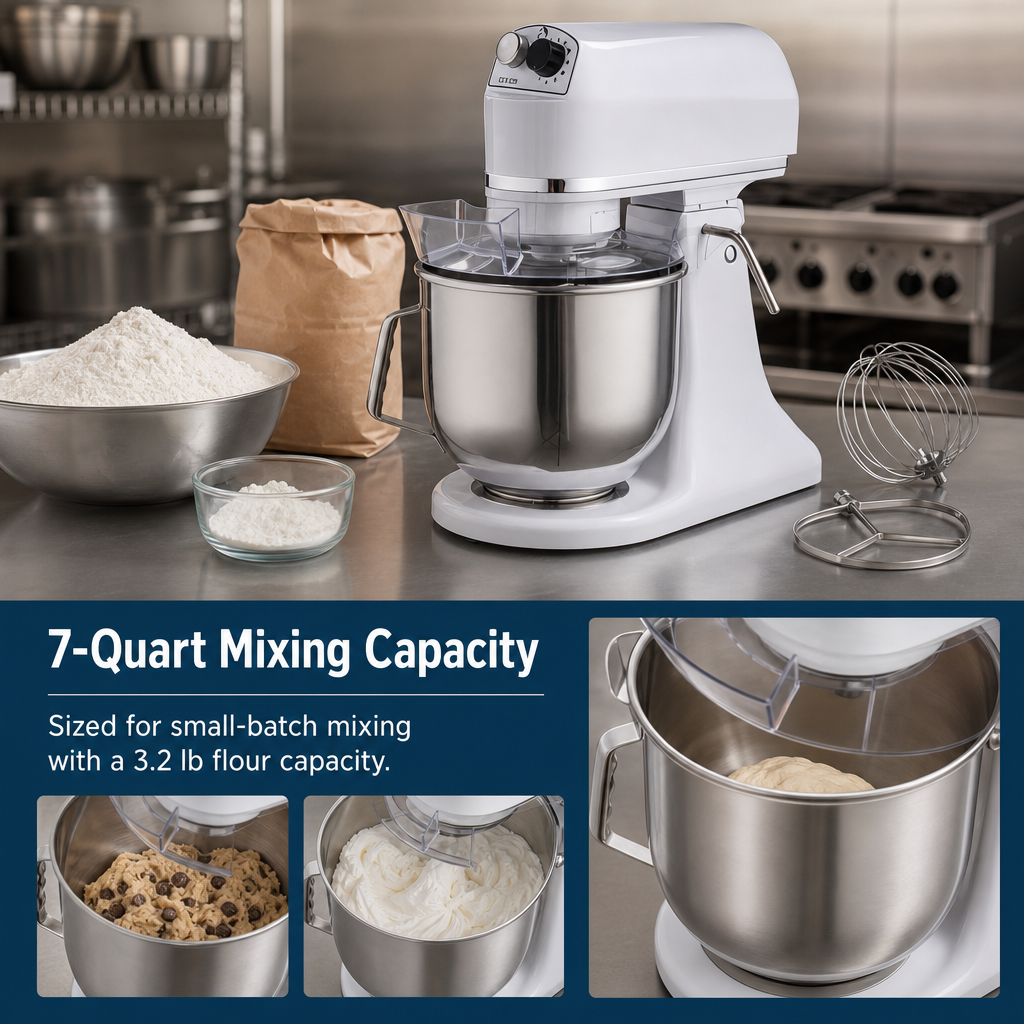 7-Quart Mixing Capacity