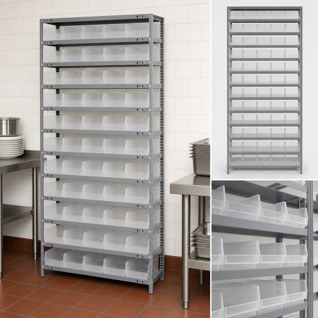 13 Shelves Included