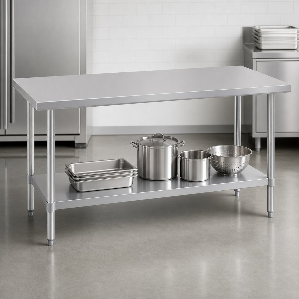 Open Base With Undershelf